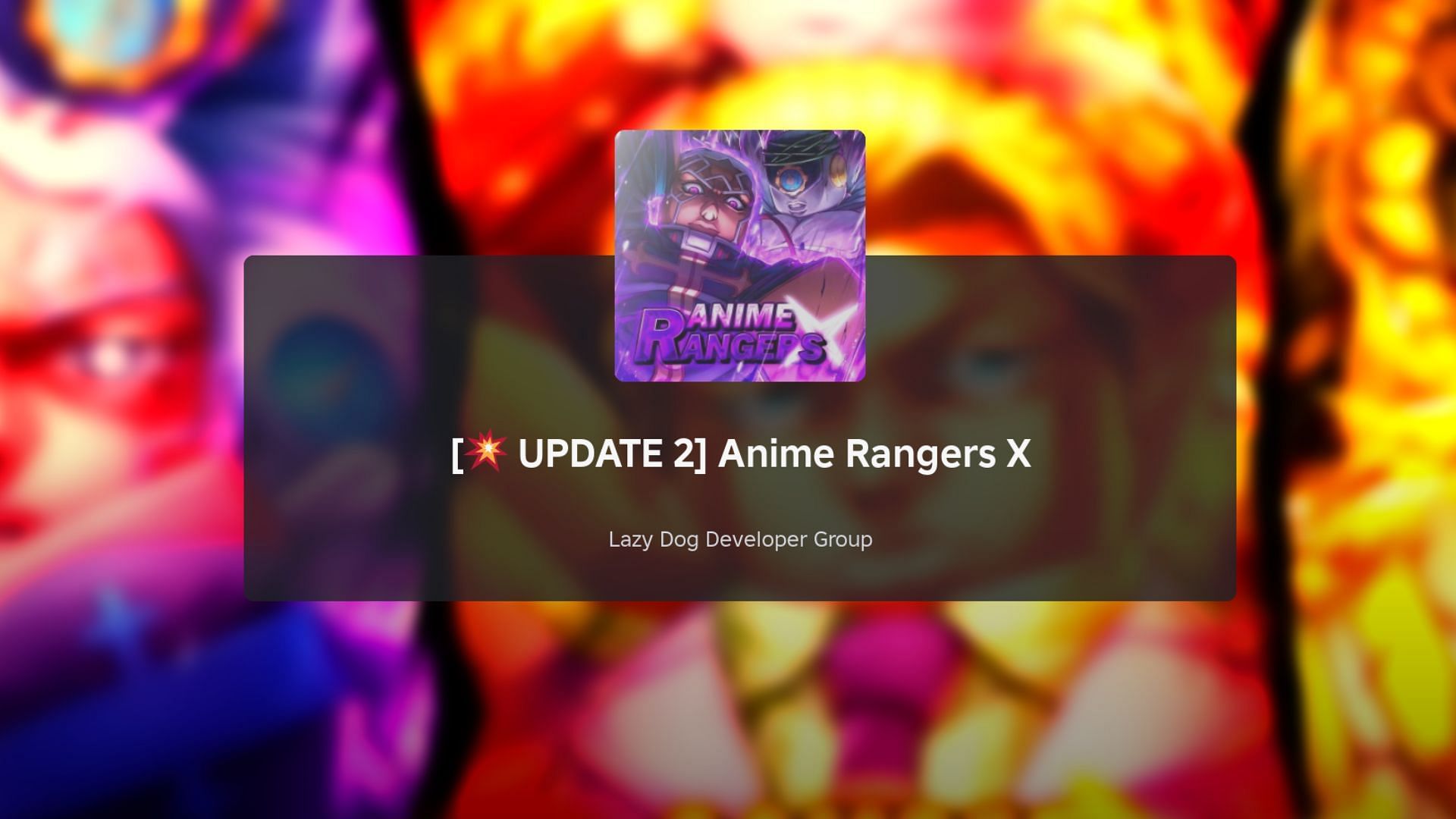 Anime Rangers X loading screen