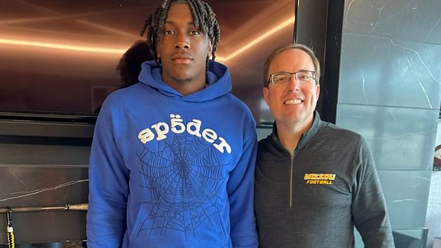  4-star WR Jabari Brady commits to Missouri over Florida, Michigan via X.