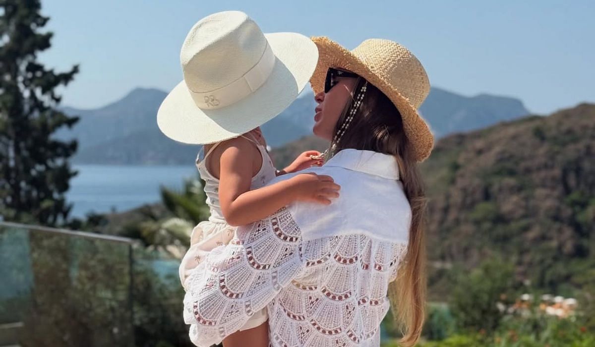 Ukrainian tennis player, Elina Svitolina and her daughter, Skai - Source: Instgram