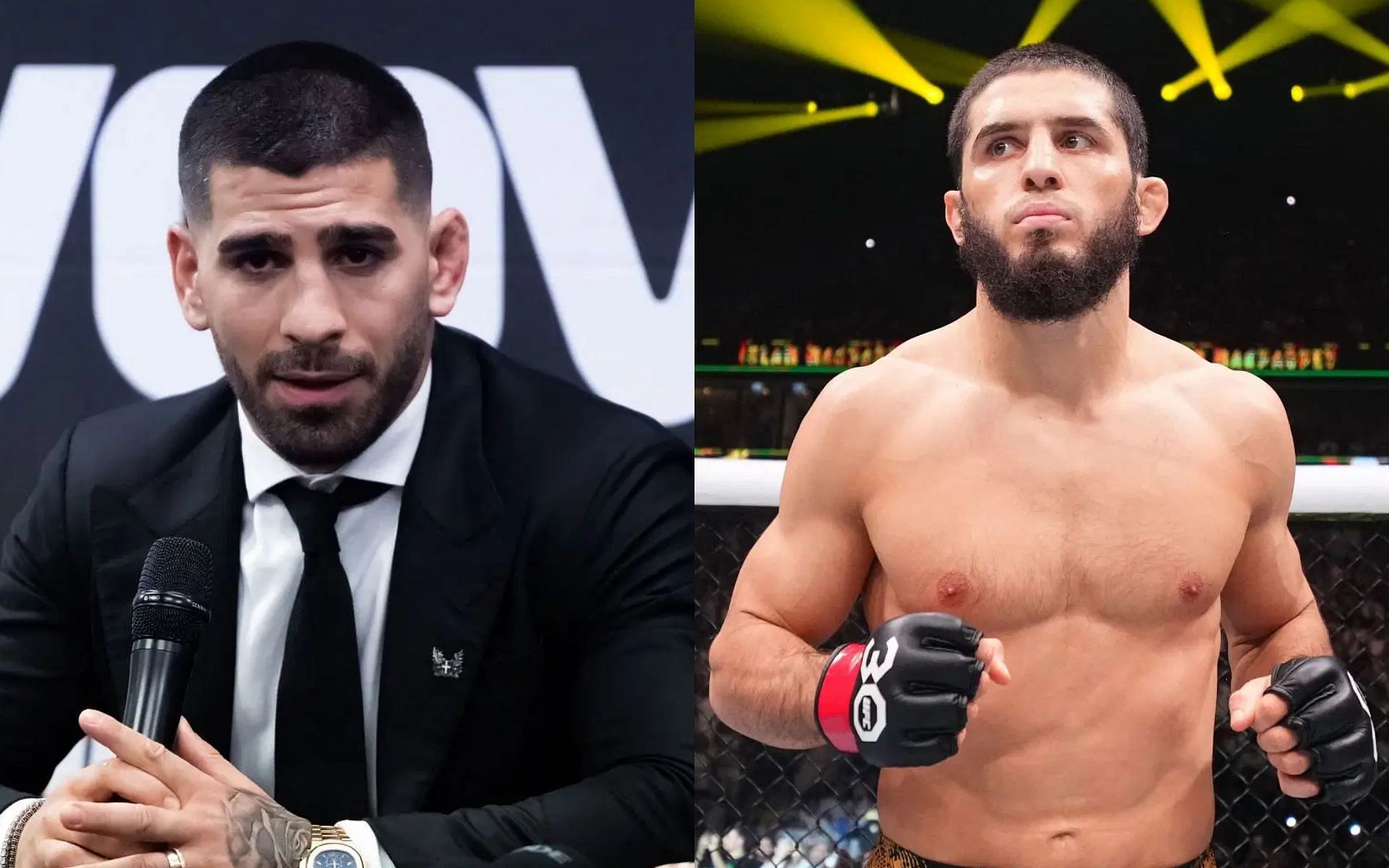 Ilia Topuria expresses interest in move to welterweight if Islam Makhachev becomes champion [Image courtesy: Getty Images]