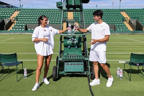 Evian's Pre-Wimbledon Event At Their Mountain Of Youth VIP Suite - Source: Getty