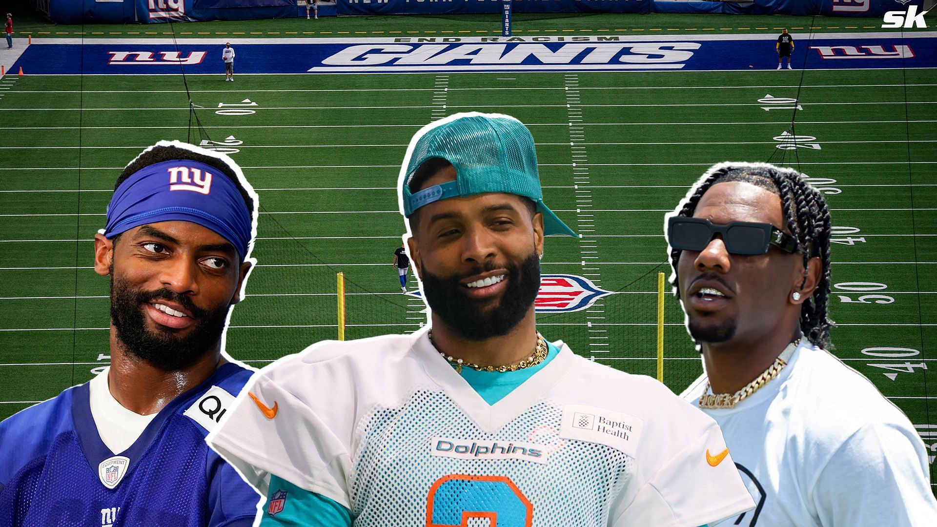 NFL analyst breaks down why Odell Beckham Jr.&rsquo;s comeback with Giants alongside Nabers and Slayton makes sense [Source: Imagn]