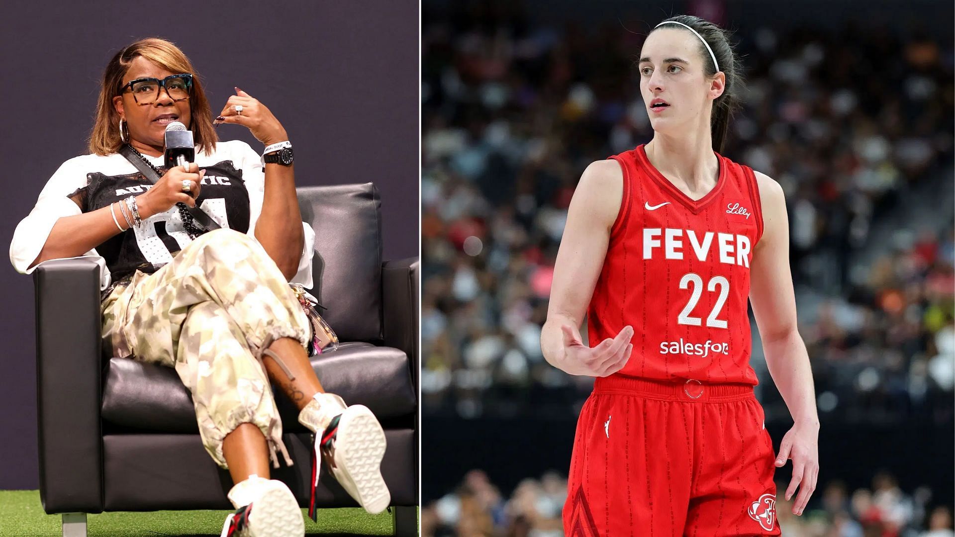 Sheryl Swoopes reacts to Rebecca Lobo