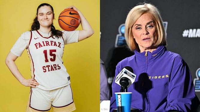 IN PICS: LSU commit Meghan Yarnevich strikes a pose with Kim Mulkey in snaps after committing to Tigers