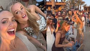 Connor McDavid's wife Lauren vibes in shimmery outfit at Celeste Desjardins' Greek bachelorette getaway