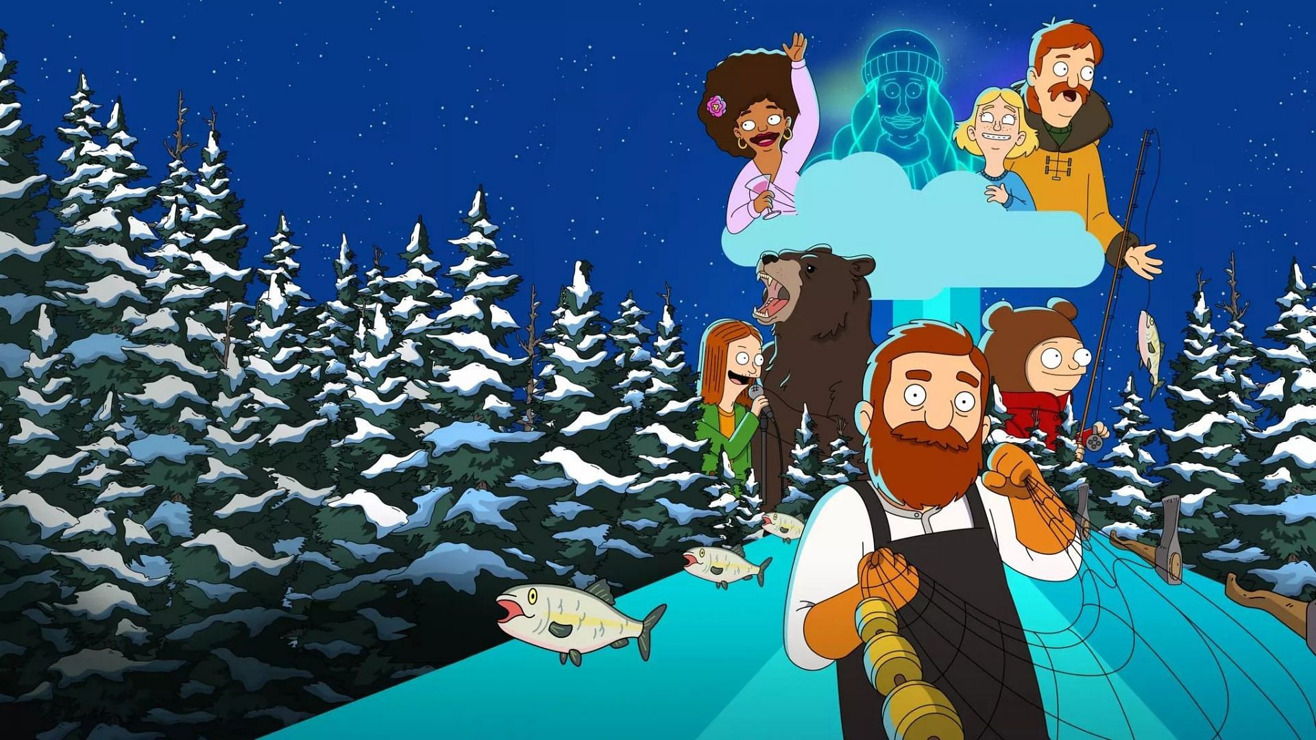 The Great North poster (Image via Hulu)