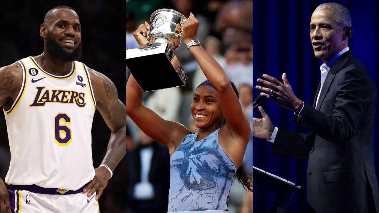 LeBron James joined Barack Obama in praising Coco Gauff after French Open triumph  [Picture Credit: Getty]