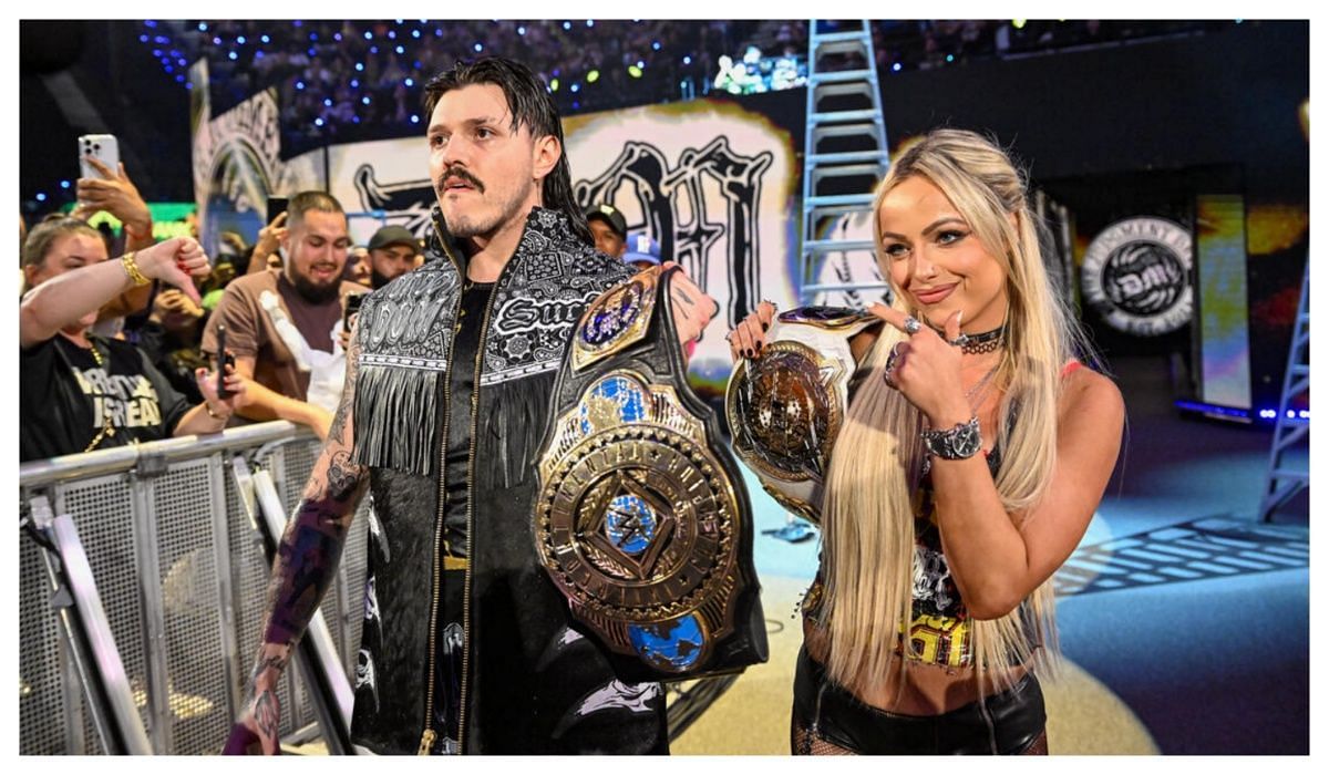 Dominik Mysterio and Liv Morgan are the current power couple in WWE. (Image via WWE.com)