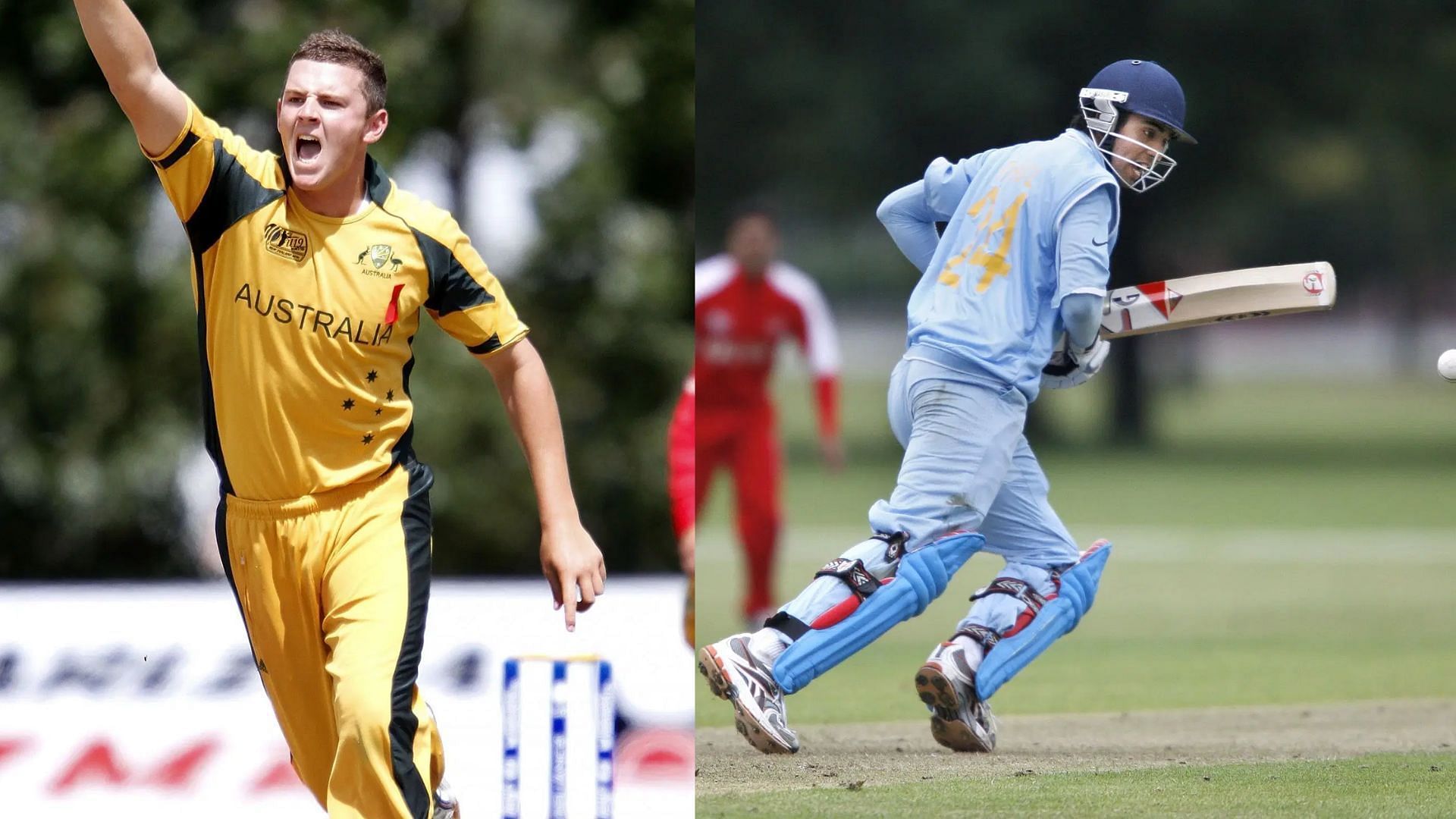 Josh Hazlewood and KL Rahul during the 2010 U19 World Cup (Image Credits: Getty)