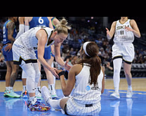 "Love you 22" - Angel Reese reacts to heartbreaking news of Courtney Vandersloot’s season-ending knee injury