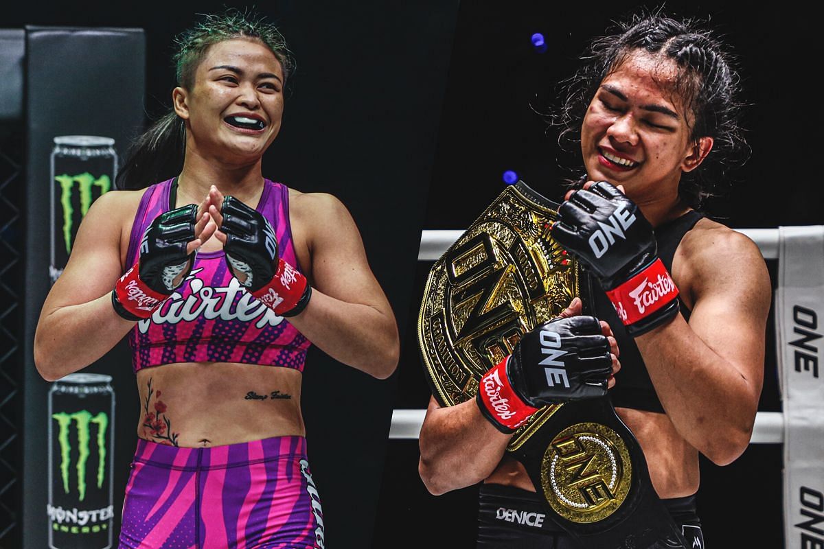 Stamp (L) and Denice Zamboanga (R) | Image credit: ONE Championship