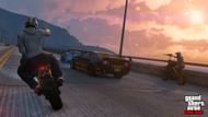 Some NPC drivers are borderline maniacs in GTA 5 Online (Image via Rockstar Games)
