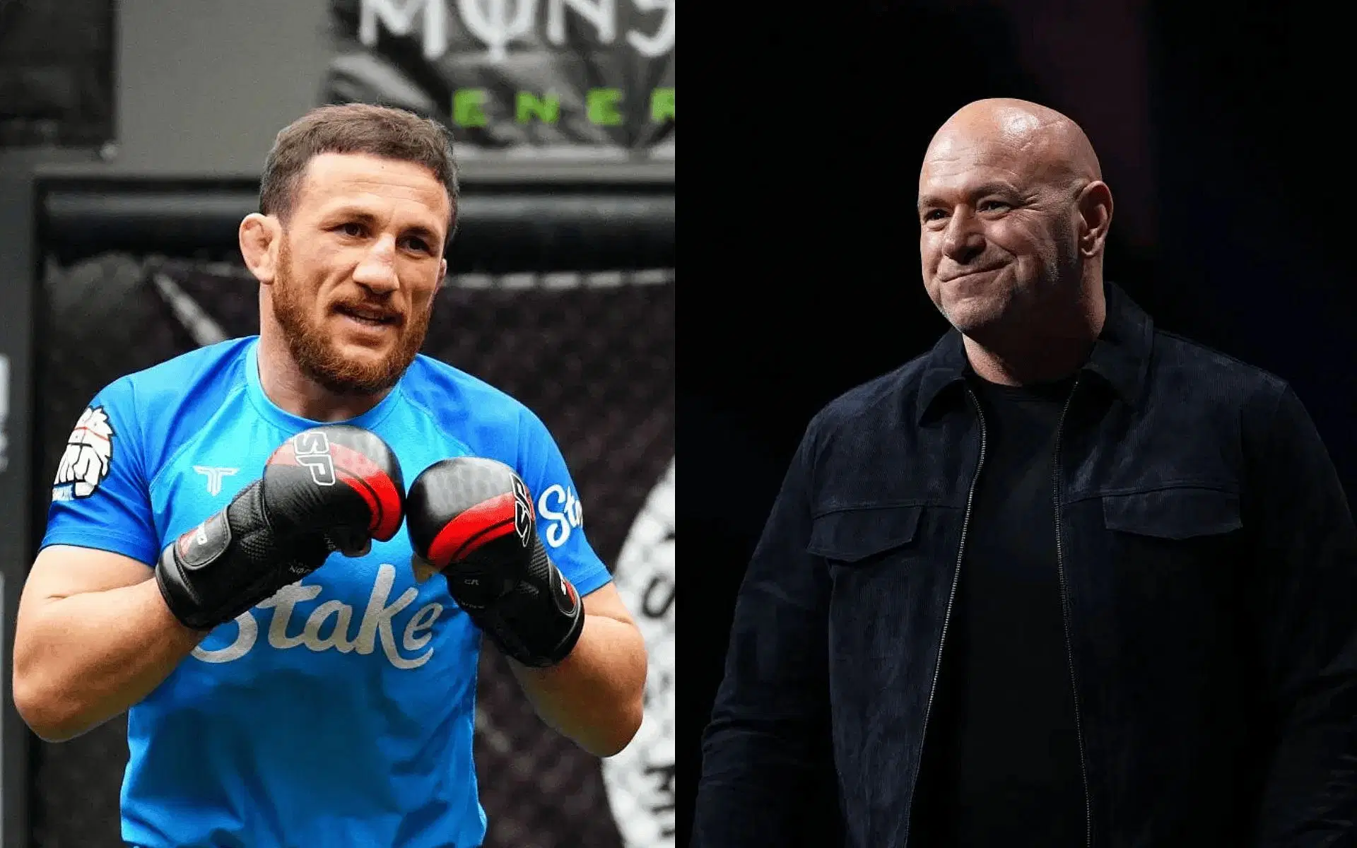 Merab Dvalishvili (left) clarifies air around injury speculations. [Images courtesy: Getty]