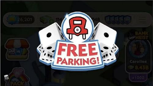 The Free Parking Dice event can help you earn some dice rolls today (Image via Scopely)