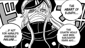 One Piece chapter 1152: Gaban reveals the key to defeating the God’s Knights as two major flashbacks hint at Shanks' and Harald's pasts