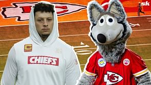 Patrick Mahomes reacts as iconic KC Wolf mascot Dan Meers announces retirement after 35 legendary years