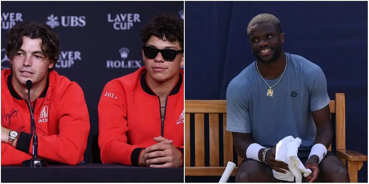 Taylor Fritz, Ben Shelton and Frances Tiafoe