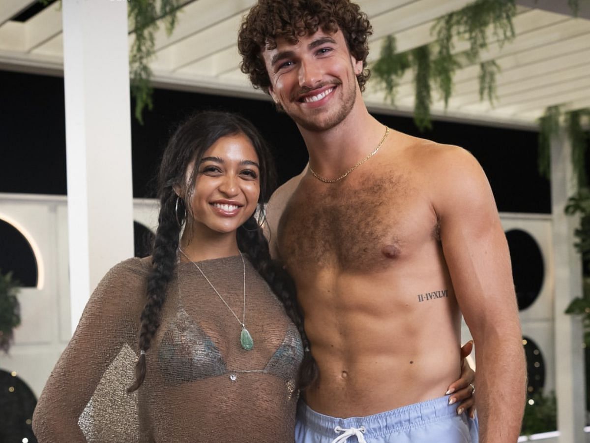 Love Island USA star Cierra with Casa Amor bombshell