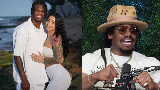 "She's been the punching bag" - Cam Newton slams public trolls attacking Travis Hunter’s wife Leanna Lenee