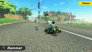 How to throw items backwards in Mario Kart World