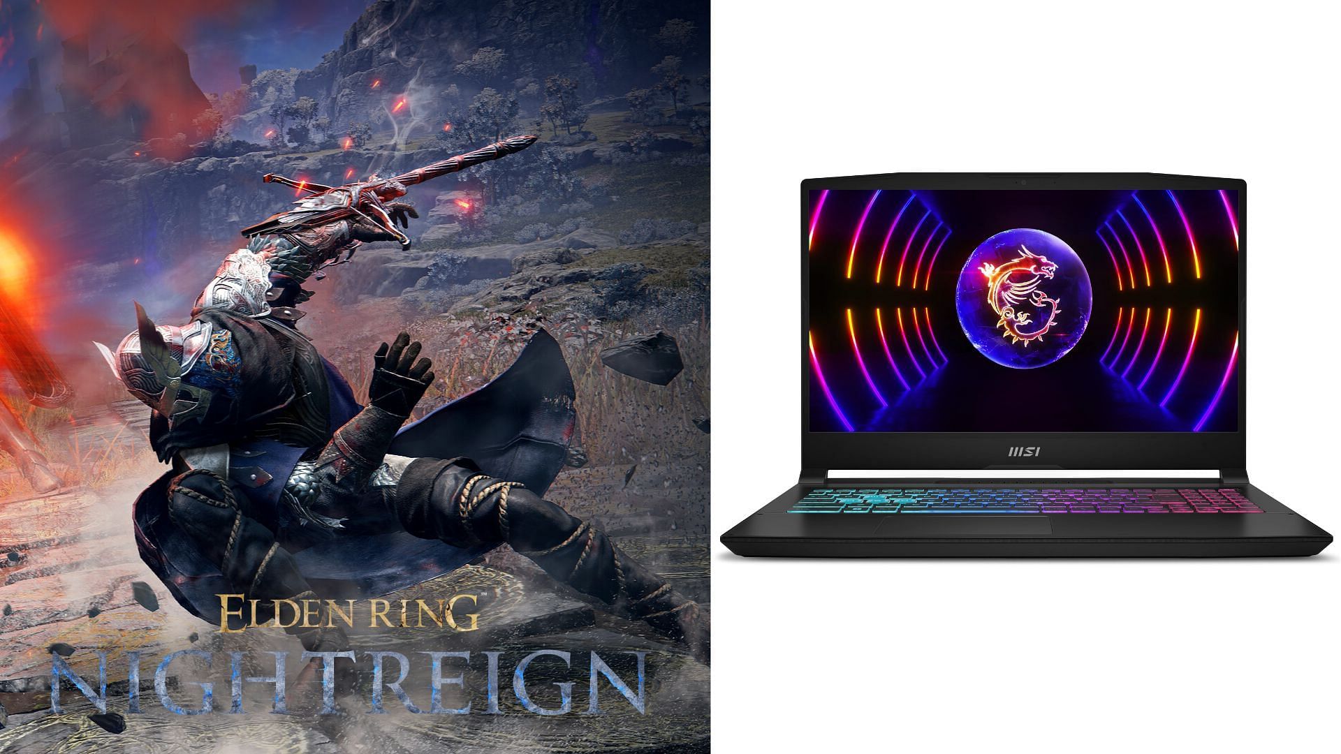 Elden Ring Nightreign runs well on the RTX 4050 laptop (Image via FromSoftware and Walmart)
