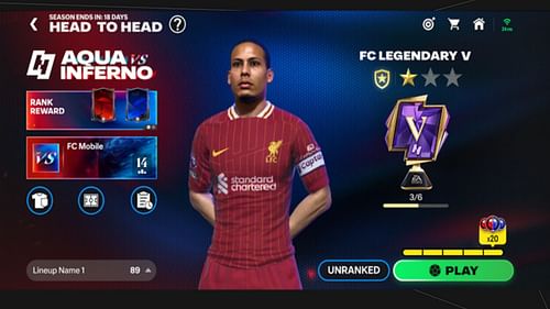 New visual overhaul in the EA FC Mobile Division Rivals update (Image via EA Sports)