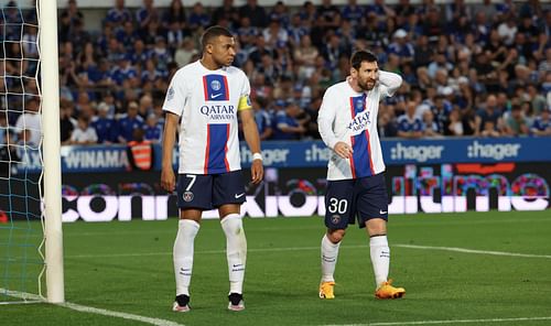Kylian Mbappe and Lionel Messi