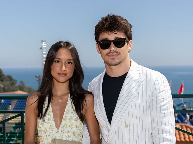 Charles Leclerc’s girlfriend Alexandra Saint-Mleux shows off matcha green yoga outfit with a 4-word message