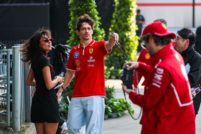 Watch: Charles Leclerc and girlfriend Alexandra Saint Mleux spotted in Monaco on her birthday
