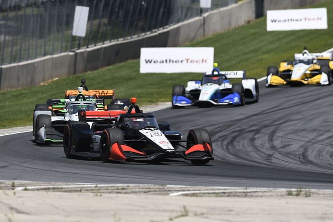 Who is the only IndyCar driver to sweep the Iowa doubleheader?