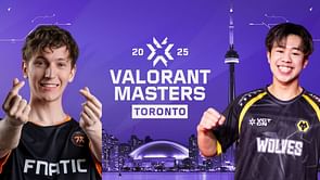 Fnatic vs Wolves - Valorant Masters Toronto 2025 Lower Final: Prediction, where to watch, and more