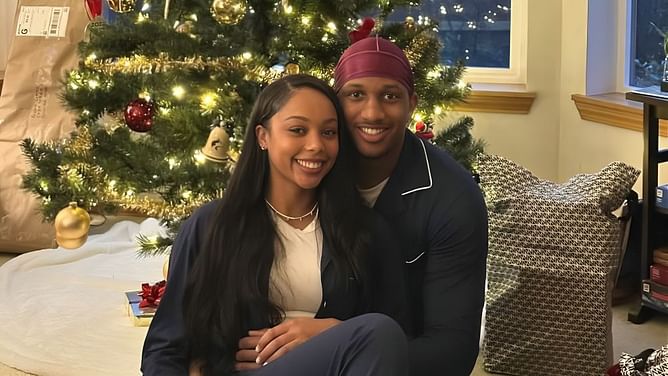 Michael Penix Jr.'s fiancée Olivia Carter sends 2-word message as Dade City names street after Falcons QB