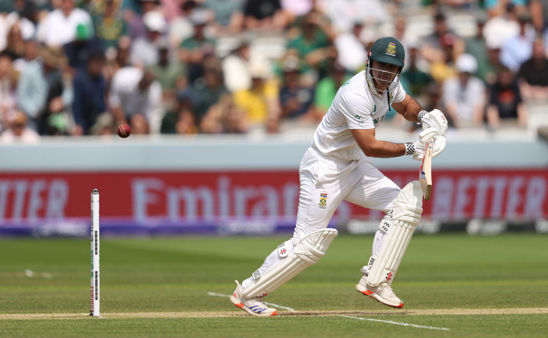 David Bedingham (45) was the only South African batter to score more than 40 runs in their first innings. [P/C: Getty]