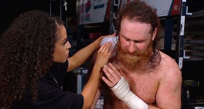 Samantha Irvin back in WWE? Identity of the doctor who was icing Sami Zayn on WWE RAW revealed