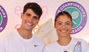 Amid widespread romance rumors, Carlos Alcaraz & Emma Raducanu spotted together at Wimbledon ahead of US Open partnership