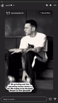 الصورة عبر تاريخ Instagram بواسطة Azzi Fudd.