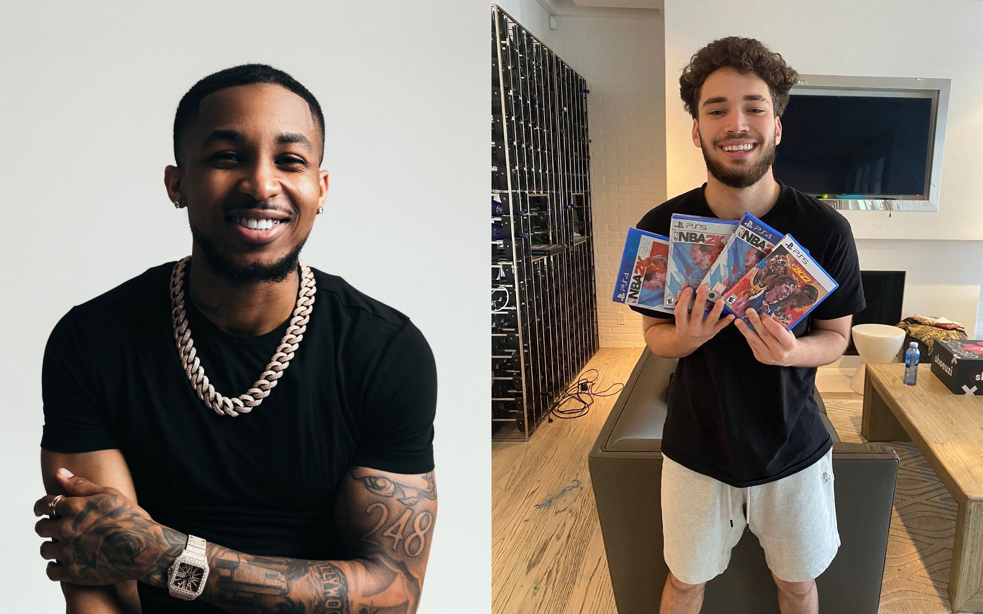 &quot;You have a knife for what?!&quot;: Adin Ross says DDG and Halle Bailey