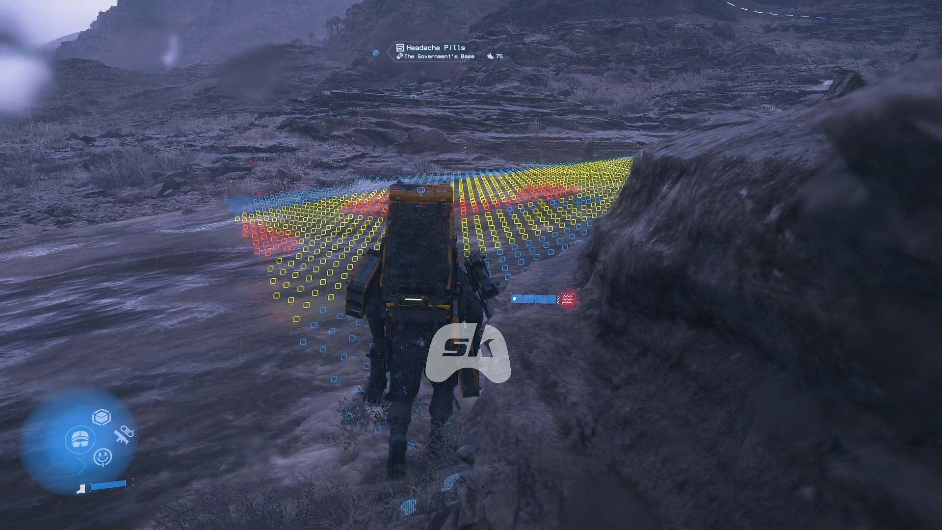 This guide will help you to use Odradek in Death Stranding 2 (Image via Sportskeeda Gaming / Sony Interactive Entertainment)
