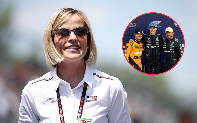 Toto Wolff's wife, Susie Wolff, gives special mention to Lewis Hamilton, George Russell, and Lando Norris for being supportive of the F1 Academy