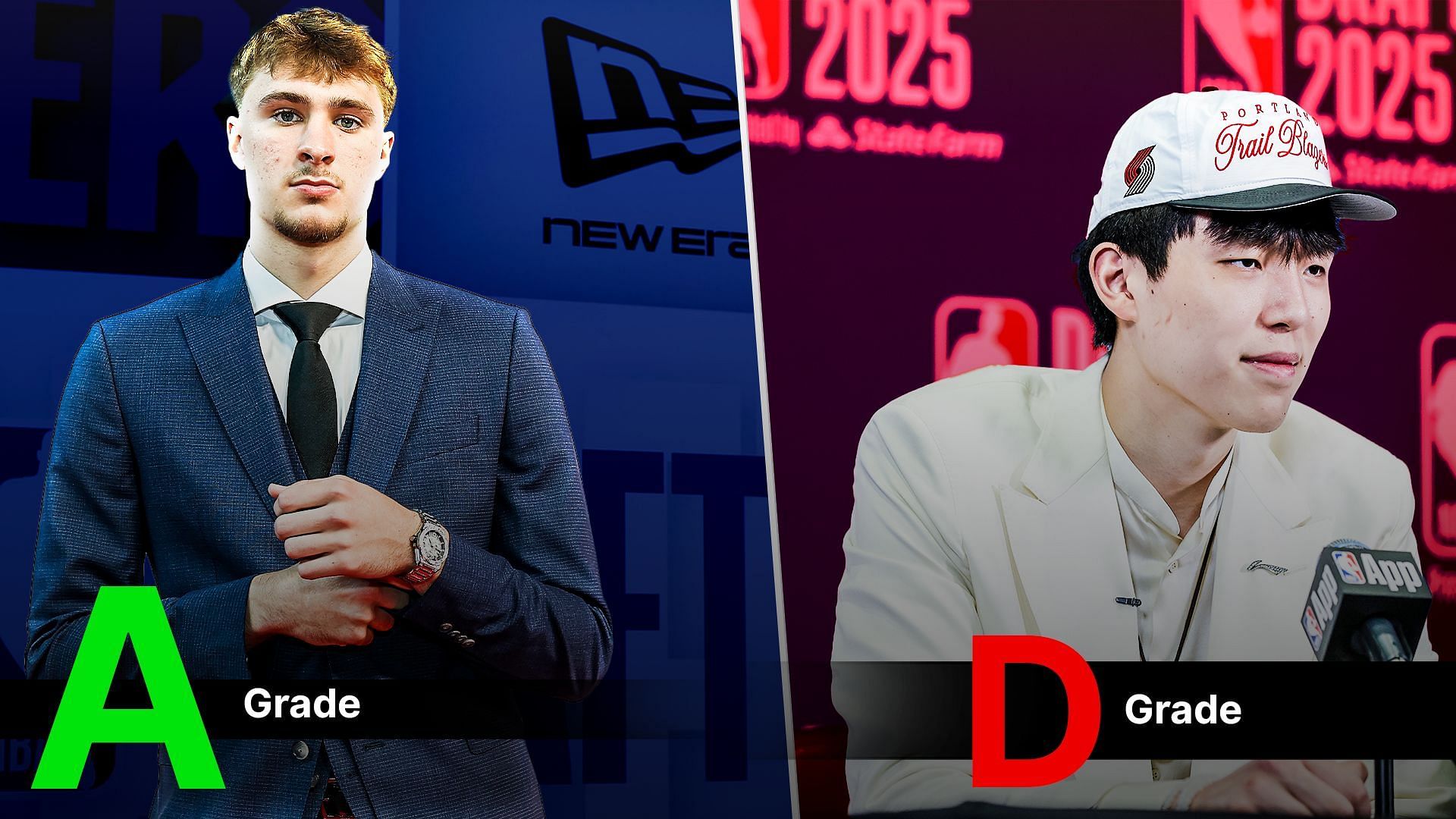 2025 NBA Draft grades: Hansen Yang gets a D and Cooper Flagg gets an A amid huge surprises.