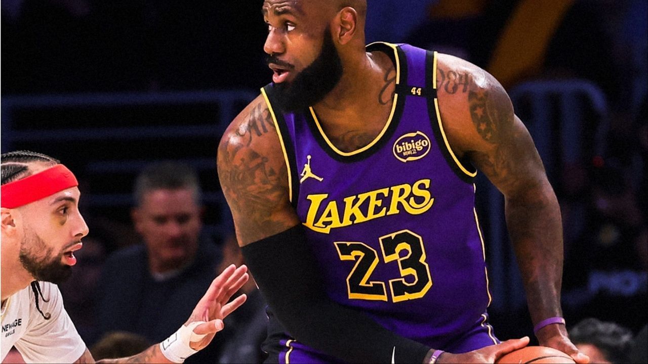 LeBron James revealed his strict ritual for his family attending NBA Finals [Picture Credit: X/@Lakers]