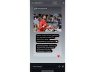 Djokovic’s Instagram story (@djokernole)