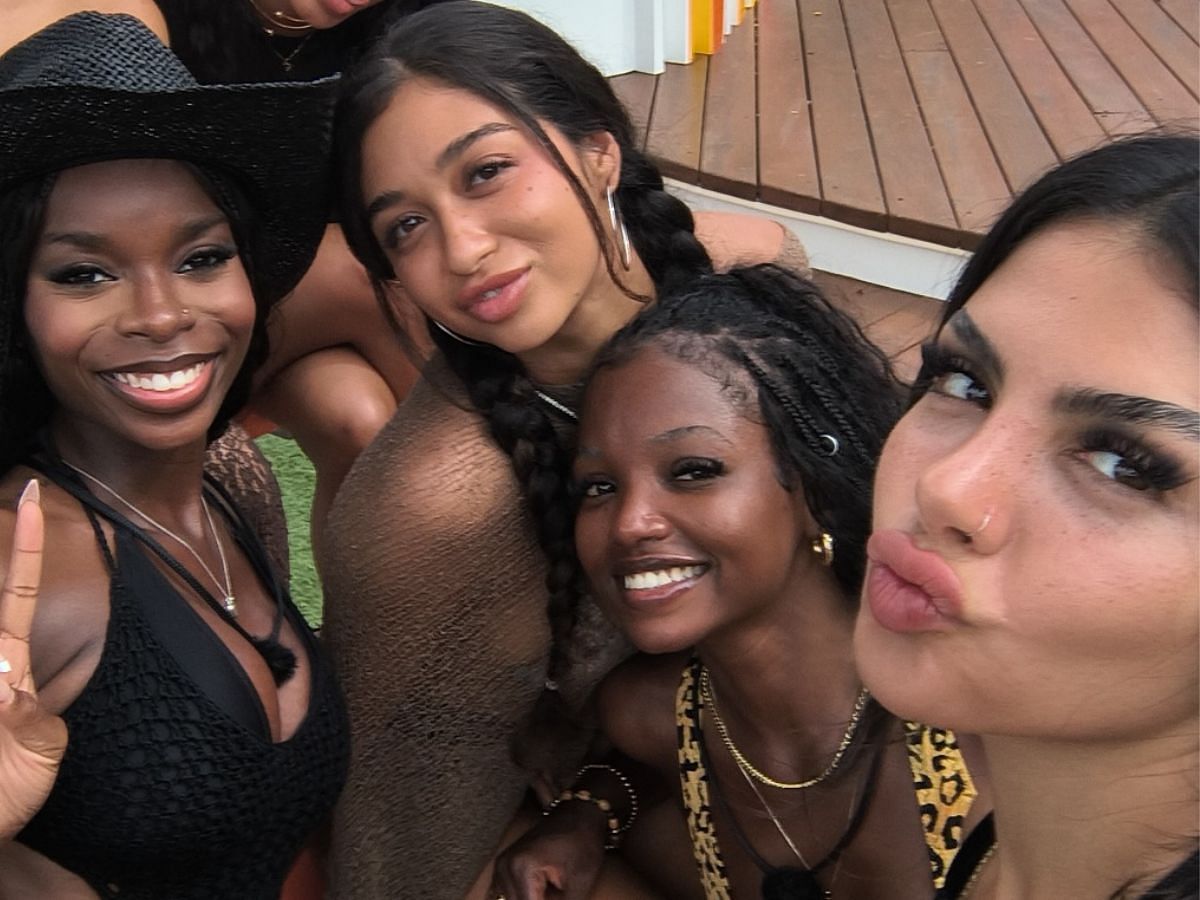 Olandria, Cierra, Chelley, and Huda from Love Island USA