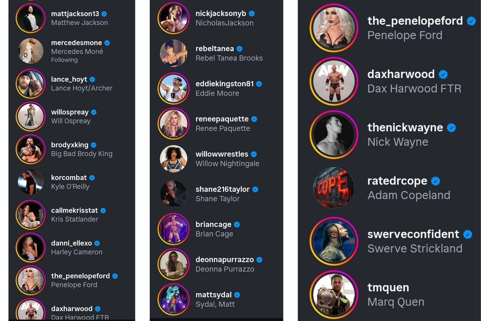 Several AEW stars reacted to the news of Trent Beretta getting married. [Images via Trent&#039;s IG]