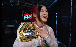 WWE legend meets Iyo Sky backstage on RAW and praises her World Title run