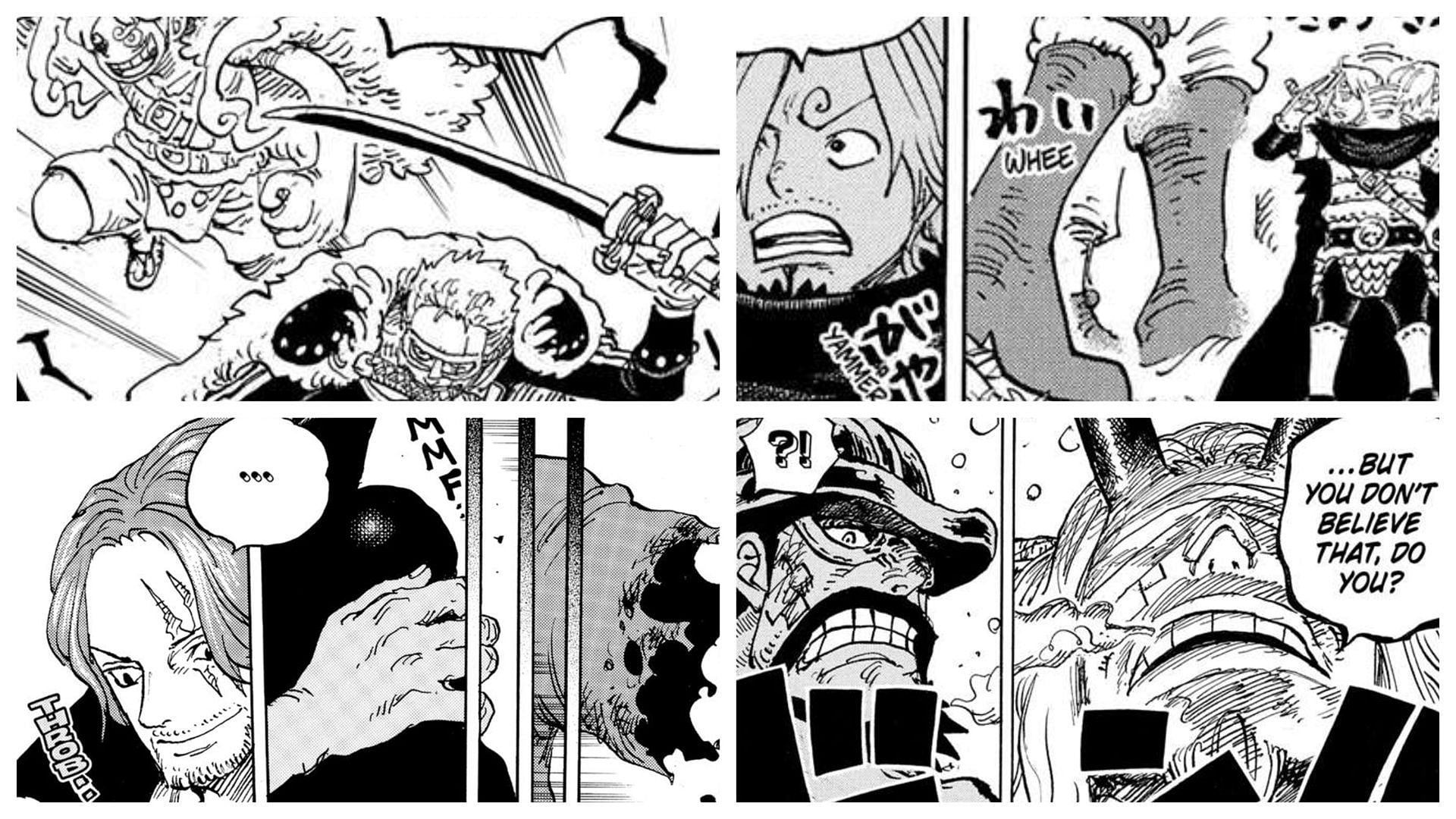 The confirmed content of One Piece chapter 1152 (Image via Shueisha)