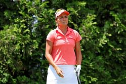 Lexi Thompson takes four legged friend Leo for his ‘football debut’ after Dow Championship disappointment