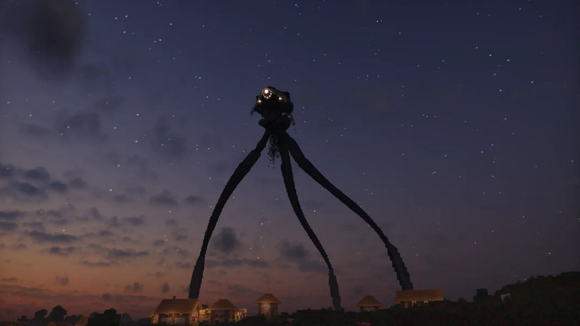 Minecraft War of Worlds build