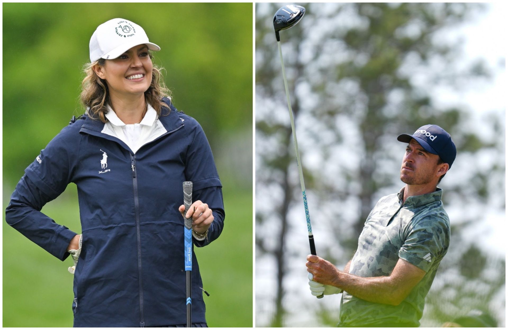 Amanda Balionis expresses her happiness in 2-words for the interview with Nick Taylor at the RBC Canadian Open