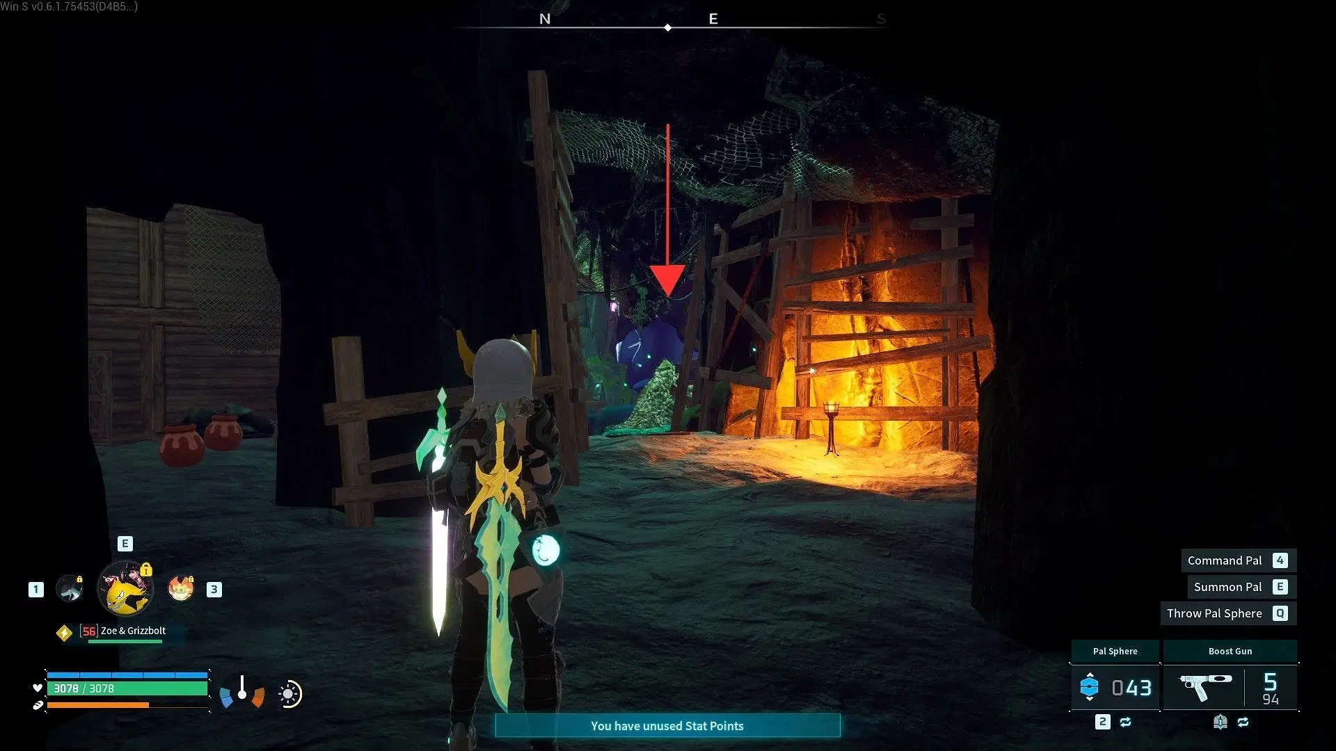 Entry to the dark cave (Image via Pocketpair)